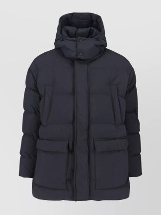 Herno quilted hooded down jacket