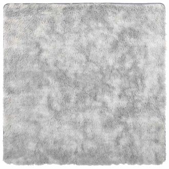 vidaXL Vidaxl - Tappeto Shaggy A Pelo Lungo Navarra Grigio Argento 240x240cm