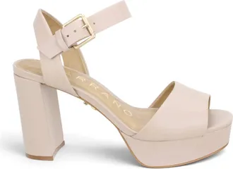 Carrano Womens Maria Platform Sandal In Nude