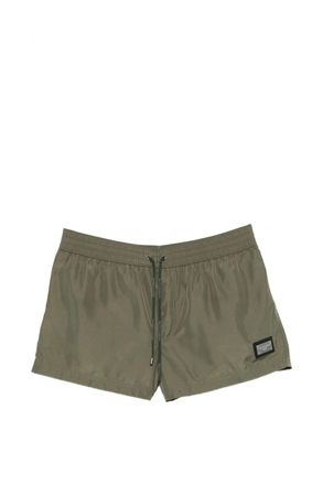 Dolce & Gabbana PLAQUE SWIMSHORTS Size: 5, colour: GREEN
