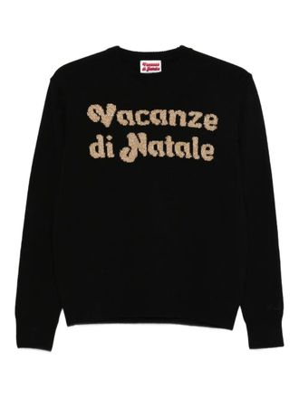 MC2 Saint Barth Vacanzel logo jumper - Zwart