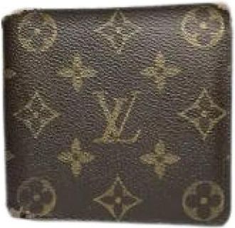 Louis Vuitton Pre-owned Leather Wallet - Dames - Vintage Accessoires - Bruin - ONE Size - Leer - Vintage