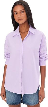 Michael Stars Carson Button Down Shirt Womens Clothing Whimsy : XL (US 10-12), Cotton/Down/Lyocell