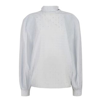 Marni Blouses, female, Blue, Size: XS Blue Top Fashion Blouse