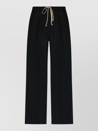 Rick Owens dietrich drawstring trousers wide leg pockets