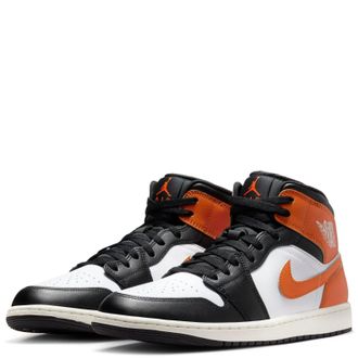 Nike Air Jordan 1 Mid DQ8426-801 Sneaker Men Black Leather Lifestyle Shoe MEW826