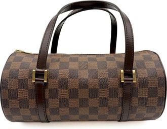 Louis Vuitton Damier Ebene Damier Canvas Handbag Tote Bag (Pre-Owned)