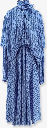 Balenciaga Vestito lungo in tessuto stampato - BALENCIAGA - gender_Woman