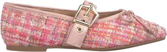Alma En Pena Flat Ballerina met Gespdetail - Dames - Ballerinas - Roze - 41 EU - Schoenen