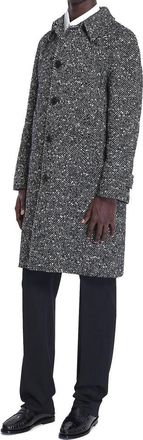 Celine Mens Gray Mohair Coat Clothing
