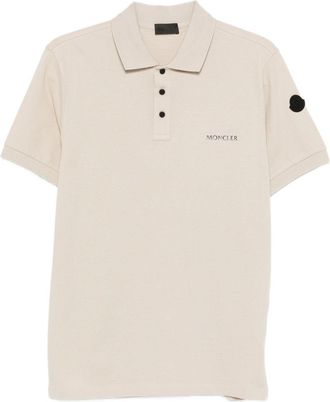 Moncler Logo Cotton Polo Shirt