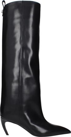 The Attico Die Attico-Frauens Schwarze Lederstiefel