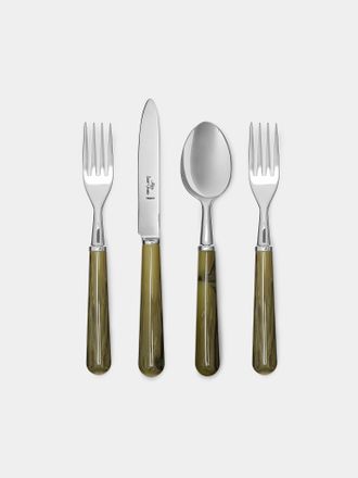 Alain Saint-Joanis Marbled Resin Starter / Dessert Cutlery (Set of 4 Pieces)