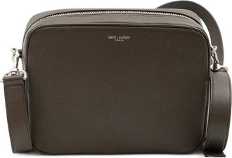 Saint Laurent Small Camera Hammered-leather Messenger Bag