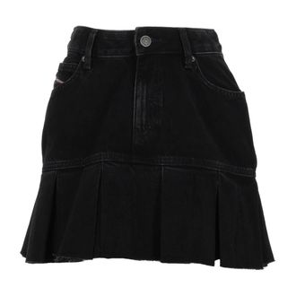 Diesel De-Reen Gonna - female - Diesel - Denim Skirts - Black - W27 - Skirts