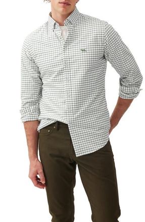 Rodd & Gunn Oxford Valley Check Sports Fit Shirt in Fern at Nordstrom, Size Xxx-Large