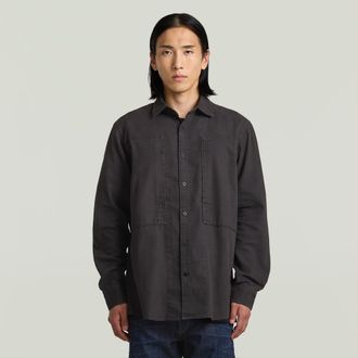 G-Star Panelled Pocket Regular Shirt - Grijs - Heren