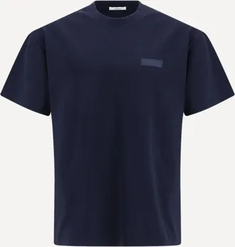 Givenchy T-shirt in cotone con gros-grain logato Man S