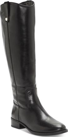 Inc International Concepts Fawne Womens Black Leather Riding Boots LION672