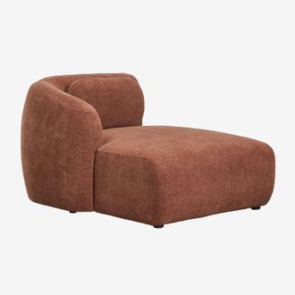 Sklum M&oacute;dulo Chaise Longue Izquierdo Para Sof&aacute; Modular En Chenilla Coquette Sklum