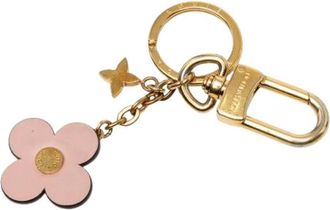 Louis Vuitton Pre-owned Canvas Key Holder - Dames - Vintage Accessoires - Geel - ONE Size - Vintage