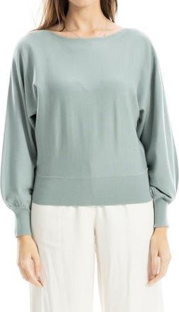 Max Studio Dolman Sleeve Sweater in Seamist at Nordstrom Rack, Size X-Large