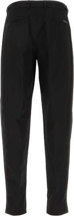Dolce & Gabbana Mens Stretch Gabardine Trousers Black
