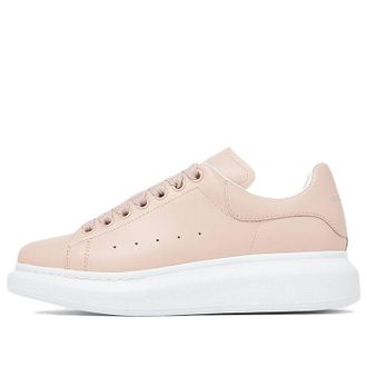 Alexander McQueen (WMNS) Alexander McQueen Oversized Larry Leather Sneakers Pink White 718139WHGP56856