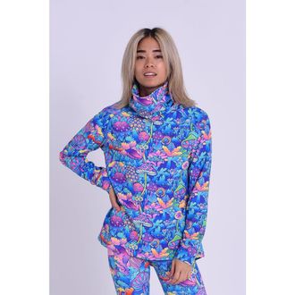 OOSC High Neck Baselayer Top - How High?? Womens in Multi-Colour at Nordstrom, Size Large
