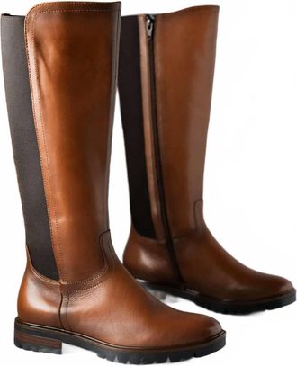 Eric Michael Womens Riley Tall Boot In Cognac