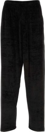 Balenciaga Black Velvet Baggy Pant
