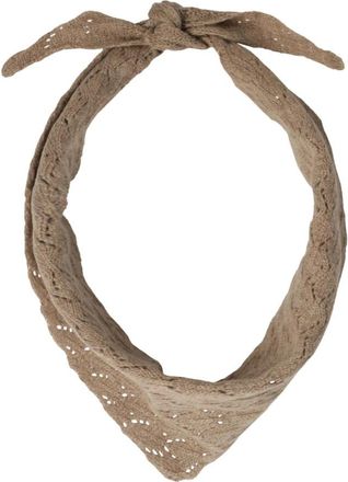 Becks&ouml;ndergaard Woona Opalia Scarf - Dames - Wintersjaals - Beige - ONE Size - Wol - Accessoires