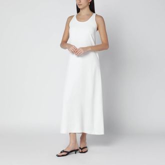 Toteme White sleeveless midi dress