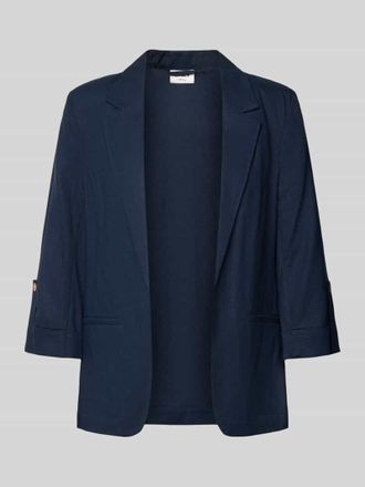 Only Relaxed Fit Blazer aus Viskose-Leinen-Mix Modell GOA in Marine, Gr&ouml;&szlig;e 34