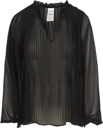 Aspesi Top - Dames - Blouses - Zwart - S - Overhemden