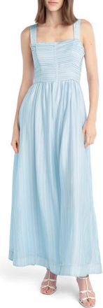 Favorite Daughter The Pretty Pintuck Sleeveless Maxi Dress in Sky Blue at Nordstrom, Size 12