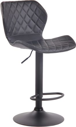 Clp Taburete De Bar Cork En Simil Cuero Negro Negro