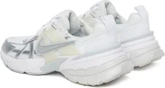 Nike Mens V2k Run Sneaker White Mesh Leather