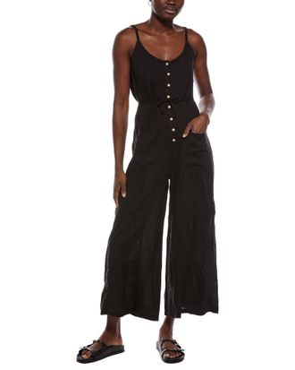 Xcvi Macauley Crop Linen Jumpsuit