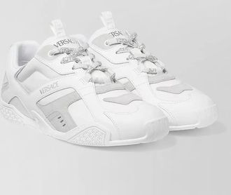 Versace leather low-top sneakers