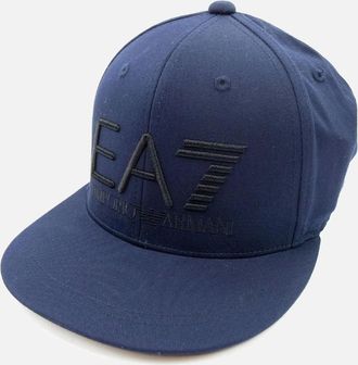 Emporio Armani Mens Ea7 Embroidered Logo Baseball Hat Dark Blue - Navy - Size: OS