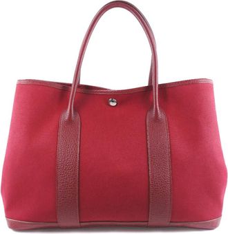 Herm&egrave;s Pre-owned Hermes Toile and Negonda Garden Party 36 Ladies [L]