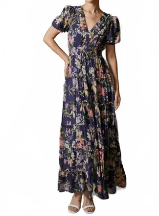 Yumi Kim Farrah Maxi Dress In Navy