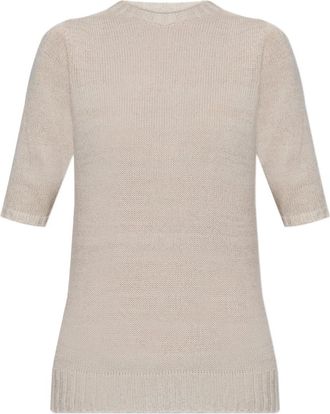 Fabiana Filippi short-sleeve sweater - Neutrals