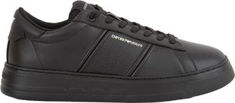Emporio Armani Zwarte Sneaker Schoenen - Heren - Sneakers - Zwart - 43 EU - Schoenen