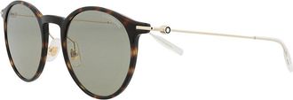 Montblanc Mens Mb0097s 50Mm Sunglasses