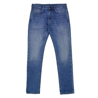 Emporio Armani J06 Slim-Fit Twill-Melange Jeans