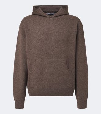 Acne Studios Felpa con cappuccio in misto cashmere