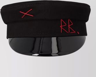 Ruslan Baginskiy visor hat glossy effect embroidered logo