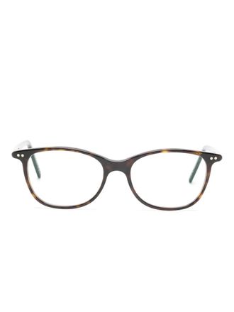 Lunor Bril met geometrisch montuur - Bruin